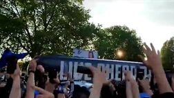 VIDEO Inter-Juventus, pullman bianconero arriva a “San Siro”: fischi dei nerazzurri