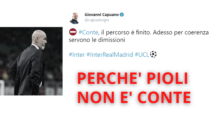 CAPU…T DERBY – Perché Pioli non è Conte CAPU…T DERBY – Perché Pioli non è Conte - immagine 1