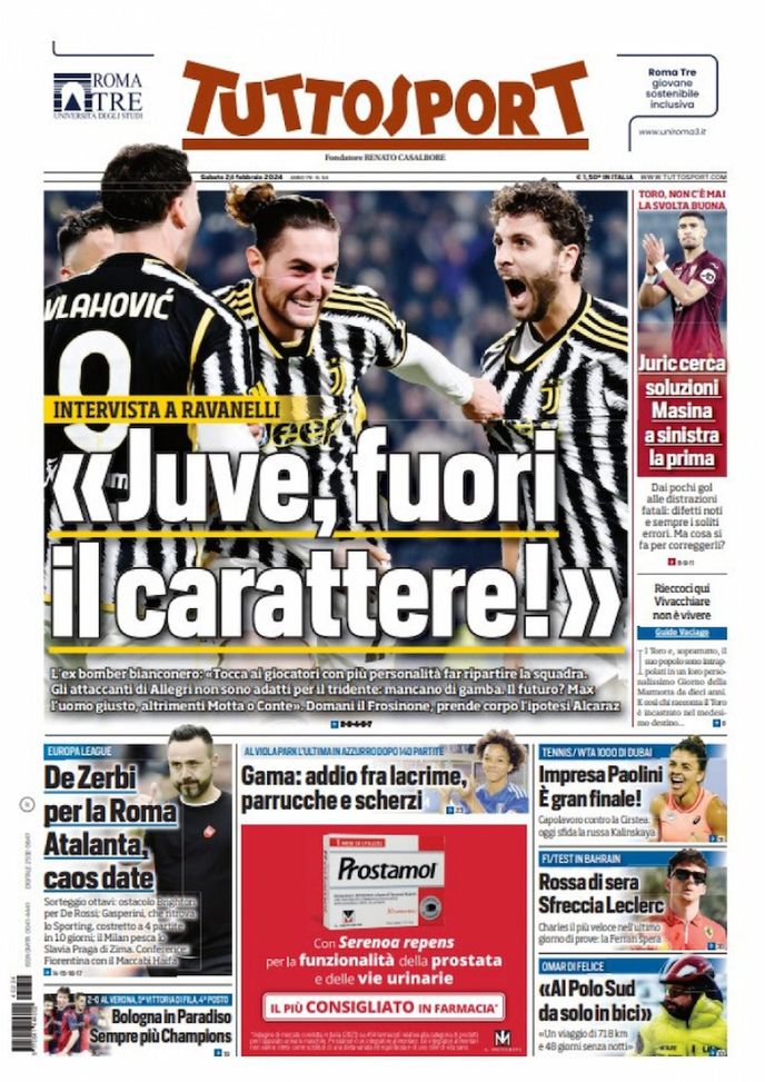 EDICOLA TS – Bologna in paradiso, è sempre più Champions - immagine 1