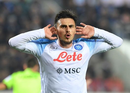 (Photo by SSC NAPOLI via Getty Images) atalanta napoli elmas