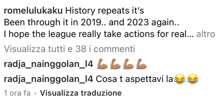 Cori razzisti, da Nainggolan solidarietà a Lukaku e bordata alla Juve: “Cosa ti aspettavi là?”- immagine 3