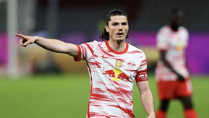 Marcel Sabitzer (centrocampista RB Lipsia), obiettivo di calciomercato del Milan | AC Milan News (Getty Images) 