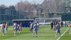 VIDEO FCIN1908 / Inter, allenamento alla vigilia dell’Atletico: torello e bel clima ad Appiano
