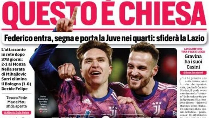 IL NAPOLI SUI MEDIA – Le prime pagine dei giornali di oggi 20 gennaio 2023 - immagine 1