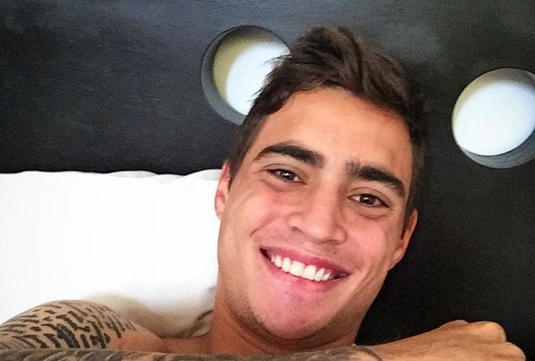  I tatuaggi di Arteaga sono spesso a sfondo religioso. Il giovane attaccante è molto credente. 