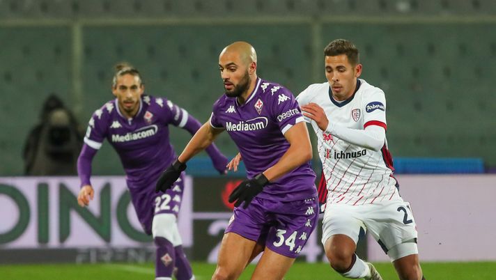 GERMOGLI PH 10 GENNAIO 2020 CAMPIONATO SERIE A DI CALCIO STADIO ARTEMIO FRANCHI FIORENTINA VS CAGLIARI NELLA FOTO AMRABAT 