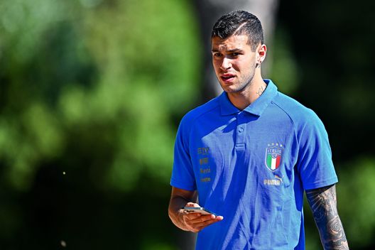 TIRRENIA, ITALY - MAY 31: Pietro Pellegri of Italy looks on before an Italy U21 Training Session on May 31, 2022 in Tirrenia, Italy. (Photo by Simone Arveda/Getty Images) Calciomercato Torino, Pellegri: trattativa col Monaco ancora in corso- immagine 2