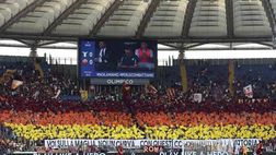 Lazio-Roma, derby sugli spalti: le coreografie dell’Olimpico | VIDEO