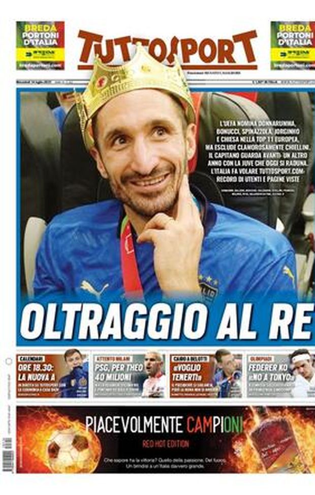 Prima Pagina, Tuttosport: “Oltraggio al re. Cairo a Belotti: ‘Voglio tenerti'” Prima Pagina, Tuttosport: “Oltraggio al re. Cairo a Belotti: ‘Voglio tenerti'”