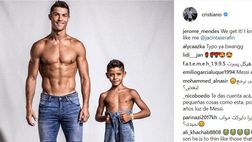 SOCIAL / Tale padre tale figlio: CR7 promuove Cristiano Jr