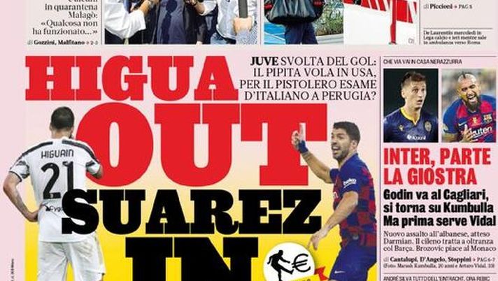 GAZZETTA DELLO SPORT &#8211; La prima pagina di oggi, 11 settembre 2020 
