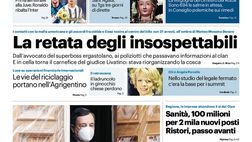 Prima Pagina, Giornale di Sicilia: “Mafia, la retata degli insospettabili. Politica in tilt, tocca a Draghi”