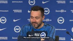 Brighton, De Zerbi: “Il mio futuro? Il problema ora è un altro” | VIDEO