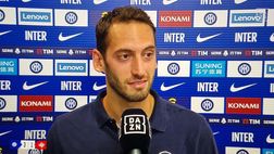 Calhanoglu: “Grande reazione post Lazio. Derby? Abbiamo il fuoco dentro”