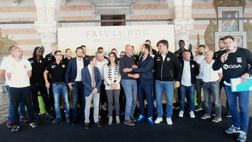 La Gsa Udine accolta a Friuli Doc da numerosi tifosi