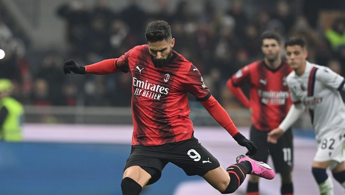 Olivier Giroud, attaccante del Milan 28/01/2024 PianetaMilan.it