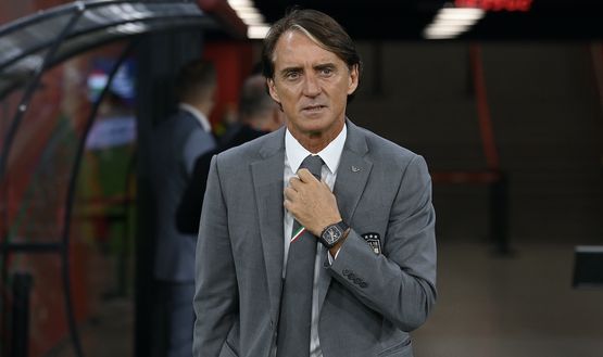 Roberto Mancini (C.T. Nazionale Italiana) prima di Ungheria-Italia 0-2 di Nations League | News (Getty Images) Roberto Mancini Ungheria-Italia 0-2 Nations League