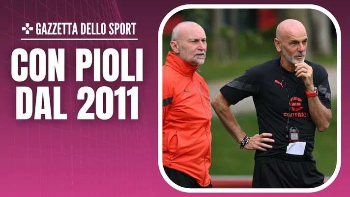 Matteo Osti Stefano Pioli AC Milan allenamento Milanello