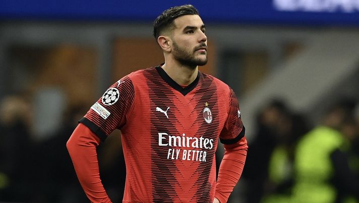 Theo Hernández AC Milan Milan-Borussia Dortmund 1-3 Champions League 2023-2024