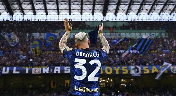 Getty Images Dimarco Inter applausi San Siro