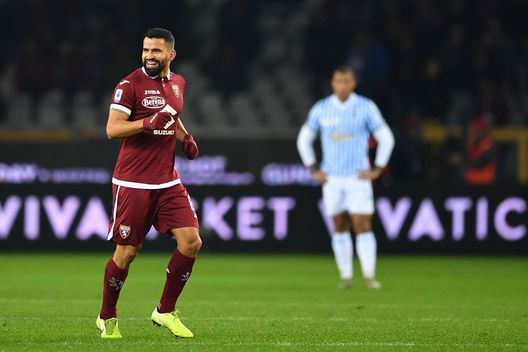 TURIN, ITALY - DECEMBER 21: Tomas Rincon of Torino FC celebrates after scoring the opening goal during the Serie A match between Torino FC and SPAL at Stadio Olimpico di Torino on December 21, 2019 in Turin, Italy. (Photo by Valerio Pennicino/Getty Images) 
