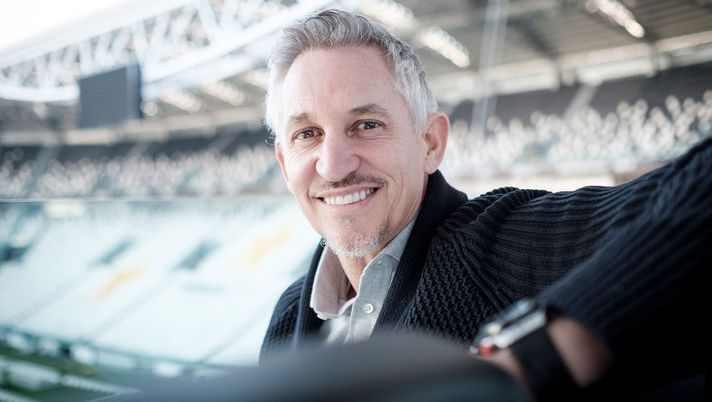 TURIN, ITALY - JANUARY 11: Gary Lineker poses for a portrait session on January 11 at Allianz Stadium in Turin, Italy. (Photo by Daniele Badolato - Juventus FC/Getty Images) TURIN, ITALY - JANUARY 11: Gary Lineker poses for a portrait session on January 11 at Allianz Stadium in Turin, Italy. (Photo by Daniele Badolato - Juventus FC/Getty Images)