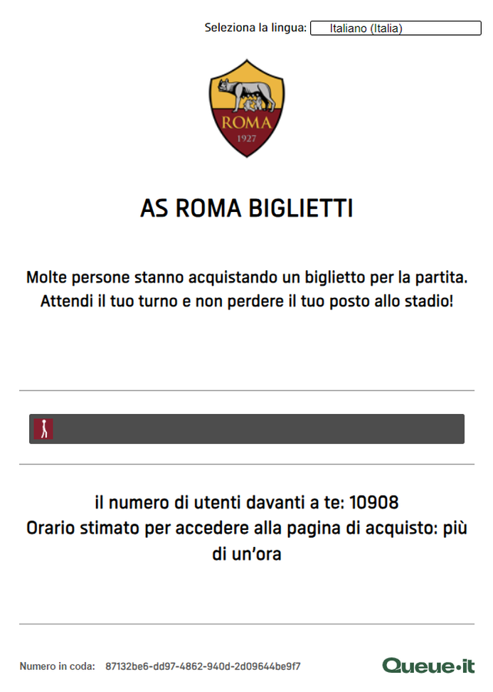 Roma-Brighton, 30mila biglietti staccati. Lunghe code per la seconda fase di vendita- immagine 2