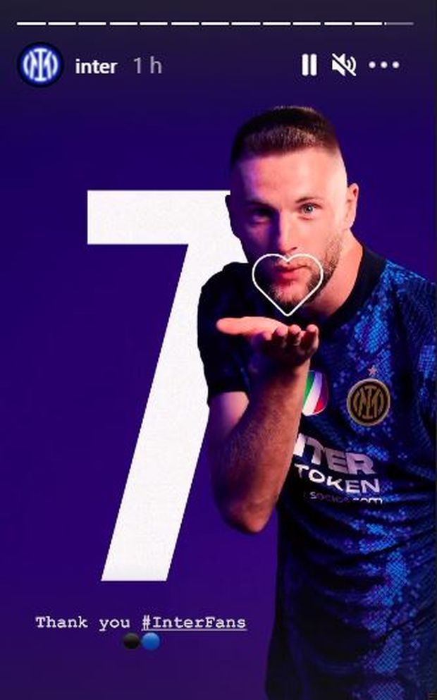 L’Inter celebra un altro traguardo su Instagram: Skriniar manda baci agli interisti- immagine 2
