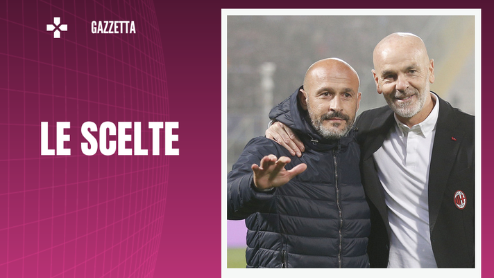 Pioli e Italiano allenatori Milan e Fiorentina