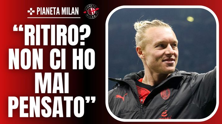 Simon Kjaer AC Milan Milan-Slavia Praga 4-2 Europa League 2023-2024