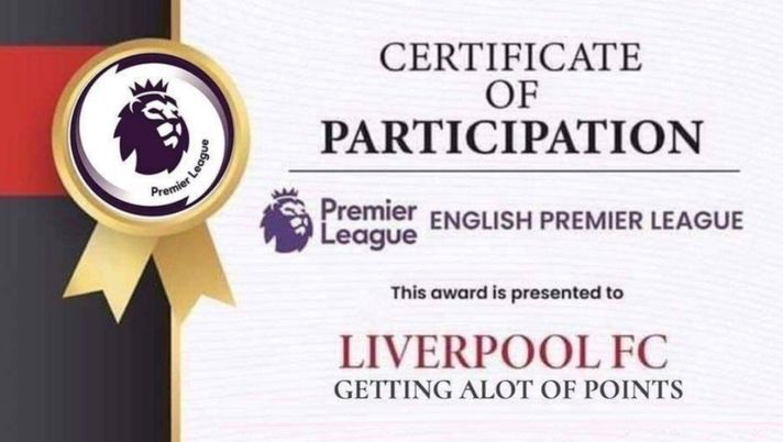 Bravi bravi: dicono da Manchester a quelli del Liverpool.... 