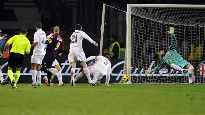 Mg Torino 26/02/2011 - campionato di calcio serie A / Juventus-Bologna / foto Matteo Gribaudi/Image Sport
nella foto: gol Marco Di Vaio - juventus bologna 