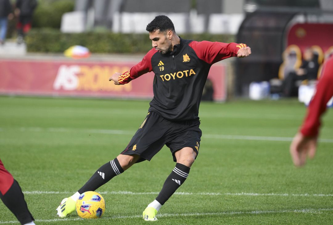 Roma, l’allenamento a due giorni dal derby di Coppa Italia – FOTOGALLERY - immagine 5