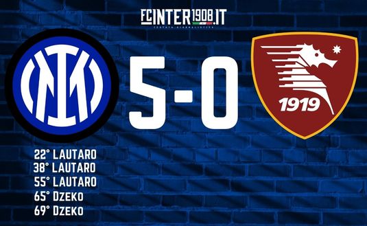 Inter-Salernitana 5-0 risultato finale: Lautaro-Dzeko, torna l’Inter schiacciasassi - immagine 2