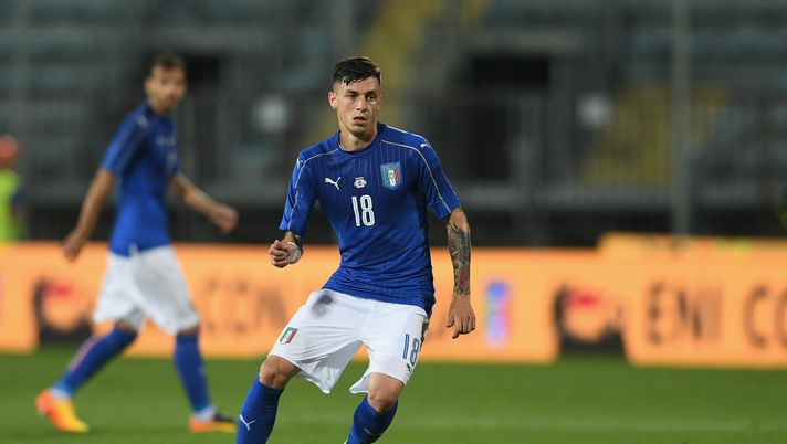 EMPOLI, ITALY - MAY 31:  Daniele Baselli of Italy in action during the international friendy match played between Italy and San Marino at Stadio Carlo Castellani on May 31, 2017 in Empoli, Italy.  (Photo by Claudio Villa/Getty Images) 