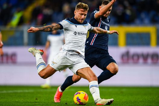 Ciro Immobile in Sampdoria-Lazio Ciro Immobile in Sampdoria-Lazio