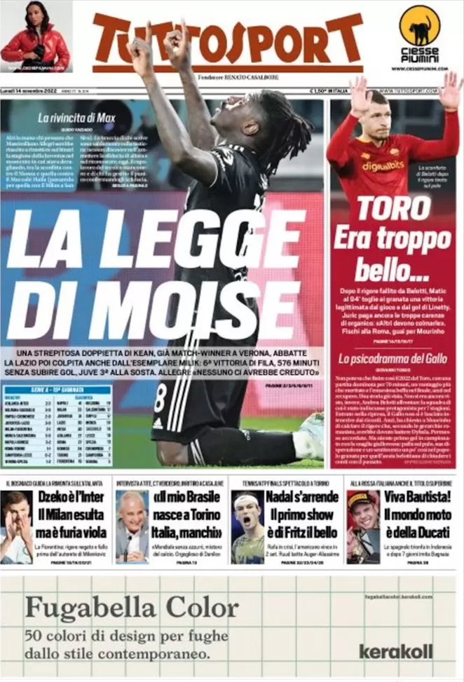 EDICOLA TS / Dzeko è l’Inter. Il bosniaco guida la rimonta sull’Atalanta EDICOLA TS / Dzeko è l’Inter. Il bosniaco guida la rimonta sull’Atalanta - immagine 1