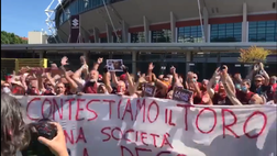 Video – La contestazione dei tifosi granata davanti l’Olimpico Grande Torino