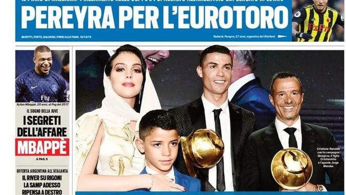 Prima Pagina, Tuttosport: “CR2019. Inter, Karamoh per Benassi. Pereyra per l’EuroToro. River su Rigoni…” Prima Pagina, Tuttosport: “CR2019. Inter, Karamoh per Benassi. Pereyra per l’EuroToro. River su Rigoni…”