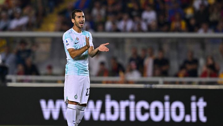 Henrikh Mkhitaryan, trequartista dell'Inter, si ferma per un risentimento muscolare (Getty Images)