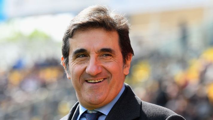 Parma-Torino, il presidente granata Urbano Cairo al Tardini
