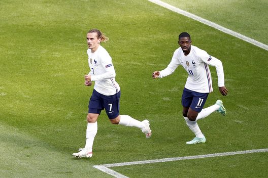 Griezmann Dembelé (getty images) Griezmann Dembelé (getty images)