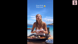 VIDEO: sole, mare e… scampi! Diletta Leotta in Sicilia con Karius