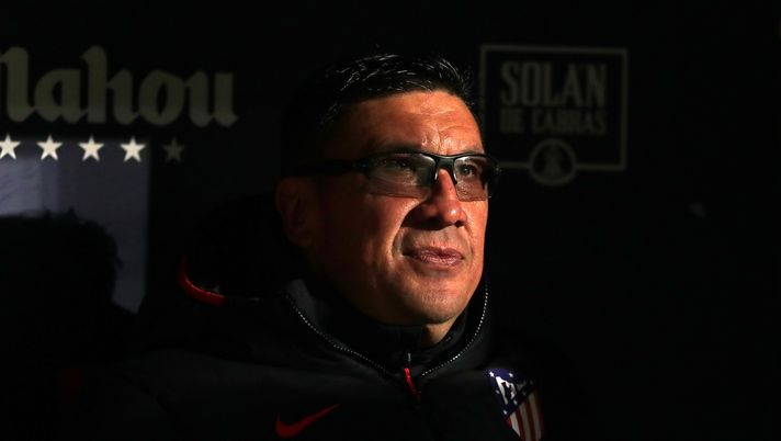 MADRID, SPAIN - JANUARY 04: German Burgos, assistant manager of Atletico Madrid looks on prior to the La Liga match between Club Atletico de Madrid and Levante UD at Wanda Metropolitano on January 04, 2020 in Madrid, Spain. (Photo by Gonzalo Arroyo Moreno/Getty Images) 