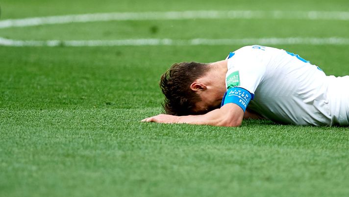 GDYNIA, POLAND - JUNE 11: Andrea Pinamonti of Italy U20 reacts after his shoot during the 2019 FIFA U-20 World Cup Semi Final match between Ukraine and Italy at Gdynia Stadium on June 11, 2019 in Gdynia, Poland. (Photo by Adam Nurkiewicz/Getty Images) 