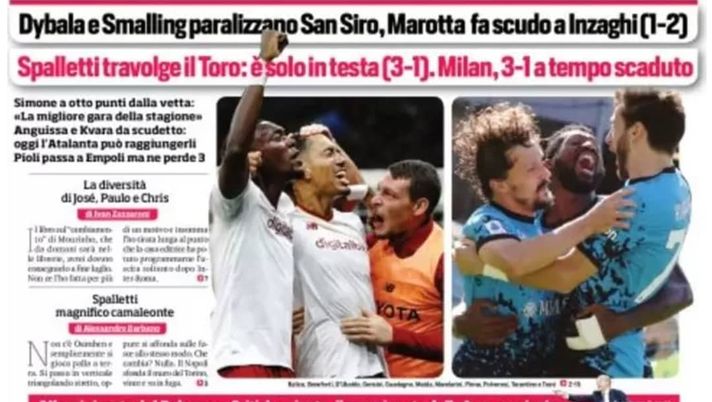 IL NAPOLI SUI MEDIA – Le prime pagine dei giornali di oggi 02 ottobre 2022 - immagine 1