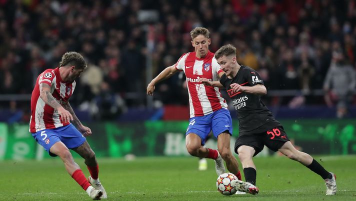 Saelemaekers AC Milan Atlético Madrid-Milan Champions League 2021-2022