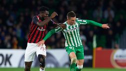 Europa League, Suso risponde a Lo Celso: 1-1 tra Betis e Milan. Bordeaux, per Karamoh…