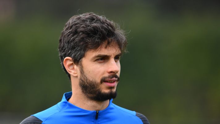 COMO, ITALY - MARCH 11: Andrea Ranocchia of FC Internazionale in action during a training session at Appiano Gentile on March 11, 2021 in Como, Italy. (Photo by Claudio Villa - Inter/Inter via Getty Images) COMO, ITALY - MARCH 11: Andrea Ranocchia of FC Internazionale in action during a training session at Appiano Gentile on March 11, 2021 in Como, Italy. (Photo by Claudio Villa - Inter/Inter via Getty Images)