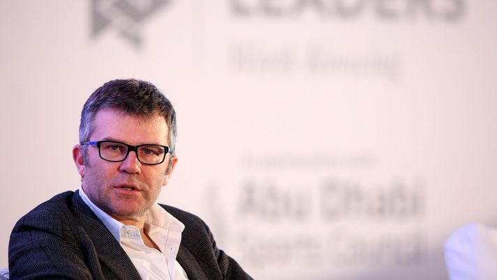 ABU DHABI, UNITED ARAB EMIRATES - JANUARY 30: Chief Executive Officer and General Manager of RCS Sport Paolo Bellino
speaks during the Leaders Sport Business Summit at Bab Al Qasr on January 30, 2019 in Abu Dhabi, United Arab Emirates. (Photo by Mahmoud Khaled/Getty Images for Leaders) ABU DHABI, UNITED ARAB EMIRATES - JANUARY 30: Chief Executive Officer and General Manager of RCS Sport Paolo Bellino
speaks during the Leaders Sport Business Summit at Bab Al Qasr on January 30, 2019 in Abu Dhabi, United Arab Emirates. (Photo by Mahmoud Khaled/Getty Images for Leaders)